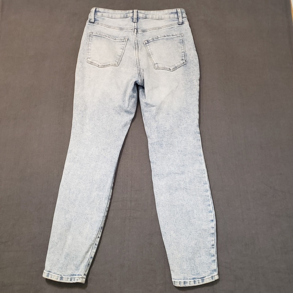 Lauren Conrad Jeans Womens Size 8 High Rise Skinny Button Fly Light Wash - Picture 2 of 9